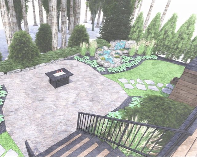3D Rendering - Tydan Landscape Design
